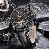 Wristwatches Mechanical Man Watch LIGE Luxury Fashion Tourbillon Business Leather Automatic Wristwatch Men Waterproof Date Clock Reloj
