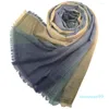 Scarves Winter Tie Dye British Scarf Woman Long Cotton Polyester Shawls Bandana Stole Poncho And Cape