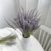 Flores decorativas 25pcs seco Flor natural de lavanda