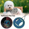 Gombado para mascotas de ropa para perros con orejas de diseño reflectante ajustable disfraz de vestuario para cachorros accesorios para caminatas al aire libre