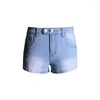 Dames shorts Vintage Harajuku Sweet High Taille 90s Punk Denim Summer Fashion Casual Sexy Slim Fit Y2K Street Sheath Shath Short Shath Short