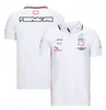 F1 Takım Üniforma Erkek ve Kadın Yarışçıları Kavur T-Shirt Polo Gömlek Günlük Kısa Kol Yarışı Takım Kırış Boyutu Özelleştirilebilir