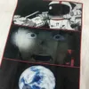 T-shirt maschile Frog Drift Saint Michael Fashion Astronaut Graphics Stampato Abbigliamento vintage 100%Cotton tee tee tops oversize maglietta per uomini J240419