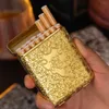 Nowe ulepszone pudełko do przechowywania papierosów, może pomieścić 20 papierosów, retro, solidne i odporne na upadek, prezent męski, kolekcjonerski