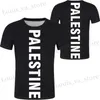 Мужские футболки Палестин Флаг 3D Печать Мужской футболка летняя винтаж T Tops негабаритный футболка повседневная o-вырезовая короткая SLVE Strtwear T240419