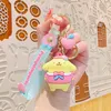 Vacker ny persika -serie Kulomi KT Melody Cartoon Doll Nyckelring Pendant PAG POCIELL PLEACH CHEY CHAIN ​​Pendant
