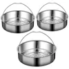 Double Boilers Stainless Steel Steamer Basket Insert For Steaming Fruit Vegetables Multifunctional Kitchen Tool