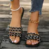 Casual Shoes Women's Outdoor Graffiti Beach Summer Fashion Flat Bottom Lightweight Slippers Anti Slip Holiday Sandals