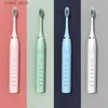 Toothbrush Ilike Sonic Electric Toothbrush for Men and Women Adult Household Non Rechargeable Soft Hair IPX7 Waterproof Y240419