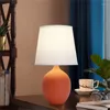 Lampes de table OUFULA DIMMER LAMPE Céramique Bureau clair Décoration simple contemporaine pour chambre à coucher