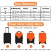 Pokrycie bagażu walizka Protector Akcesoria podróżne Walizka Walizka 18-32-calowa bagażnik bagażowy Zapobiegaj zarysowaniom 240418