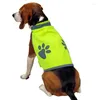 Hondenkleding Reflecterend Veiligheid Vest Kleding Det Hoog Zichtbaarheid Fluorescerend voor buitenwerk Wandelen Ademe jasvesten