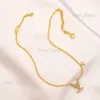 Collar de diseño de marca de lujo chapado en oro de Louiseviution Cabeño de colcha de gargantillas de acero inoxidable accesorios de joyería de joyería 415