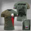 Erkek Tişörtleri Yeni Yaz Gazileri 3D Baskı T-Shirt Erkekler Slovak Ordusu Soldier Bayrağı TS Büyük boy erkek giyim kazak o boyun çizgisi artı üst T240419