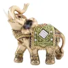 Kinesisk traditionell feng shui lycklig elefantstaty harts rikedom djurskulptur elefant figur prydnad hem dekoration 240418