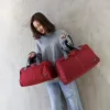 Bolsas Oxford pano saco de viagem feminino homem impermeável a água viagens de viagem dufffle lage bolsa de ombro bolsas de armazenamento de ombro de férias