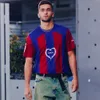 Lewandowski 24 25 футбольные майки Karol G Kids Kit Camiseta 2024 2025 FC Футбольная рубашка дома в гостях третья четвертая женщина -игрока версия плюс размер 4xl Raphinha Ferran Gavi