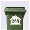 4pcs Custom Duffbish Trash Can Wheelie Bin House Numéro House Stickers Decal Garage Home Decor 240419