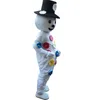 2024 Wysokiej jakości maskotka Snowman Costume Fancy Dress for Men Women Halloween Outdoor Cart Suit do dla dorosłych zabawny strój garnitur