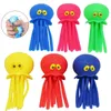 6 couleurs Sponge Absorbant Octopus Baby Bath Toys Stressing Stress Relief Toys Summer Pool Poule Play Water pour enfants 240418