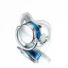 Pacifiers# Miyocar Luxurious Silver Pacifiers Bring 3 Replacement Silicone Teat Includes All Size for Boy and Girl Baby Shower GiftL2403