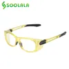 SOOLALA Anti Blue Licht Lesebrille Sicherheitsschutzschutzbrille Reiten Anti-Pollen-Anti-Splash-Staub-Sicht Presbyopia Brille 240416