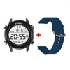 ساعة معصم الرجال يشاهد الرياضة 50M مقاوم للماء LED Digital Watch Wristwatch Relogio Maschulino