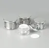 Bouteilles de rangement 30 g de pot en acrylique en argent / or brillant