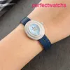 Tourbillon AP Wrist Watch 67395BC Femme Plaque bleue claire Original Diamond 18K White Gold Quartz Womens Watch