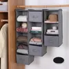 Storage Bags Multi-Layer Hanging Closet Organizer Bag/Shelf Foldable For Clothes Shoes Accessories Washable Fabrics