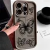 Cell Phone Cases Sketching Butterflies Phone Case For OPPO A5S A3S A31 2020 A57 Reno 8T 5G 5 7 8 6 Pro Plus A93 4G Shockproof Silicone Cover J240418