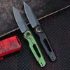 4Models 7550 Lancering 11 Auto vouwmes 2,75 "CPM-154 Tanto Blade Zwart aluminium handgrepen Outdoor Wandel Tactisch 7550blk 7551 Camp Hunt EDC Tools