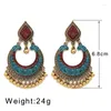 Dangle Ohrringe Zoshi Frauen Vintage Ethnic Hohlblume Gypsy Bell Schmuck Trennbarring Accessoires