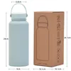 1L Stainless Steel Water Bottle Leak-Proof Metal Sports Flask Vacuum Thermal Insulation Water Bottles Colorful 1000ml Sports Bottles