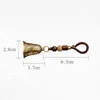 Decorative Figurines Six Words Of Truth Pure Brass Bell Car Keychain Small Pendant Men And Women Copper High-grade Charm