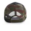 Ball Caps WZCX 2024 Camouflage de mode Splice imprimé logo Baseball Caple décontractée