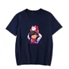 Dames t shirts 2024 dames shirt aphmau merch 2d geprinte t-shirt zomerstraat mode dames/mannen sweatshirt oversized shoet mouw top