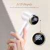 LED Screen Touch Control Cold Compress IPX6 Grade Waterproof Eelectric Ultrasonic Cleansing Silicone Face Brush 240418