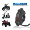 Motorcycle USB Charger QC3.0 Type C Charger PD 30W Waterproof Handlebar Mounting Bracket Moto Phone Charger 12/24V Socket Adapter