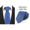 Bow Ties Fashion 7CM Mens Necktie Formal Neck Plaid Floral Dot Neckwear Gift For Men Wedding Business Party