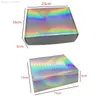 10pcs Laser Holographic Corrugated Box Packaging Thicken Paper Box To Pack Products Holiday Party Gift Boxes 240416