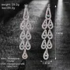 Dangle Earrings YFJEWE Fashion Jewelry Crystal For Woman Multicolor Trendy Long Round E529