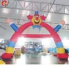Outdoor Activiteiten Aangepaste Outdoor opblaasbaar Mooie Clown Arch 10MW (33ft) met Blower Carnival Party Event Clown Archway te koop