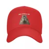 Kogelcaps punk unisex ok ik trek capybara honkbal pet volwassen verstelbare papa hoed vrouwen mannen hiphop snapback hoeden