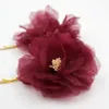 Hoofddeksels Chiffon Big Flower Bridal Hairpin-Wedding Dress Up Hair Accessoires