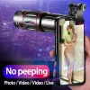 Télescopes téléobjectif 28x HD Phone Camera Lens Télescope Zoom Macro Lens pour iPhone Samsung Smartphone Fish Eye Lente para Celuar