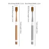 2 conjuntos de escovas de dentes a carvão de bambu Ultra-Fine Soft Creatle Family Roupe