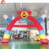 Outdoor Activiteiten Aangepaste Outdoor opblaasbaar Mooie Clown Arch 10MW (33ft) met Blower Carnival Party Event Clown Archway te koop