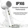 LED Screen Touch Control Cold Compress IPX6 Grade Waterproof Eelectric Ultrasonic Cleansing Silicone Face Brush 240418