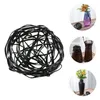 Decoratieve bloemen 2 pc's vaste roosterbloemarrangement planken regelen mesh balls vazen fixers accessoires rekken bruiloft blijven bloemen bloemen